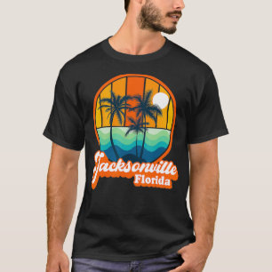 Vintager Strand von Jacksonville Florida T-Shirt