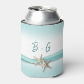 Vintager Strand von Ribbon Dosenkühler (Kanne Vorderseite)