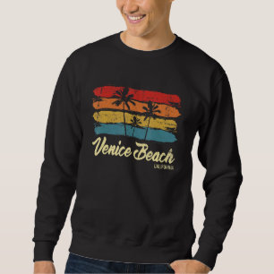Vintager Strand von Venedig Sweatshirt