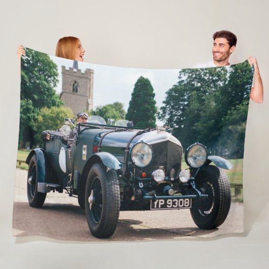 VINTAGER STRASSENVERKEHR FLEECEDECKE (Beispiel)