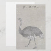Vintager Strauß Briefpapier (Vorne/Hinten)