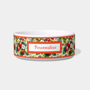 Vintager Strawberry Patch Daisy Bloral Design Napf
