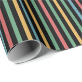 Vintager Streifen Geschenkpapier (Rolleneckpunkt)