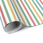 Vintager Streifen Geschenkpapier (Rolleneckpunkt)