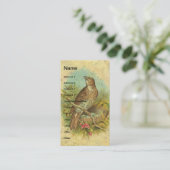Vintager Stress Visitenkarte (Stehend Vorderseite)