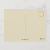 Vintager Strumpf Doll Teddy Bär Weihnachten Postkarte (Rückseite)