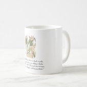 Vintager Strumpfbär Niedlich Kids Pflanzlich Grün Kaffeetasse (VorderseiteRechts)