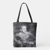 Vintager Stück-Schwimmer Tasche (Rückseite)