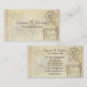 Vintager Stuhl Visitenkarte (Vorne/Hinten)