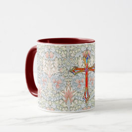 Vintager Style Faith Cross Tassen Cup