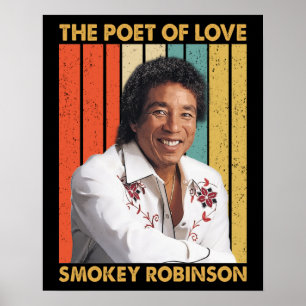 Vintager Style Smokey Robinson - Der Dichter der L Poster