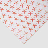 Vintager Stylischer Roter Stein Zeichnend #2 Seidenpapier (Ausschnitt)