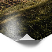 Vintager Südgeorgischer Stall Fotodruck (Ecke)