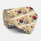 Vintager Südkorea-Fußball Krawatte (Gerollt)