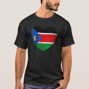 Vintager Südsudan - Südsudanesische Flagge - Pride T-Shirt