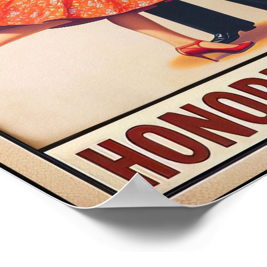 Vintager Swing-Tanzgesang Poster (Ecke)