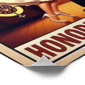 Vintager Swing-Tanzgesang Poster (Ecke)