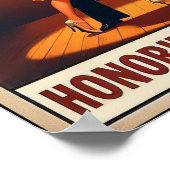 Vintager Swing-Tanzgesang Poster (Ecke)