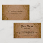 Vintager Swirl Visitenkarte (Vorne/Hinten)