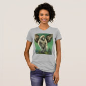 Vintager T - Shirt fliegender Affen (Vorne ganz)