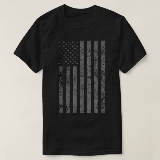 Vintager T - Shirt für die schwarze Flagge (Design vorne)
