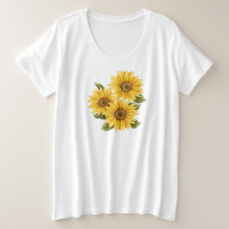 Vintager T - Shirt Sunflores