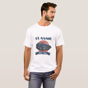 Vintager T - Shirt Zeitloser Muskelwagen