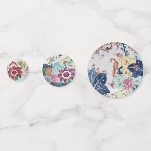 Vintager Tabakleder Konfetti (Vorderseiten)