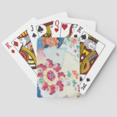 Vintager Tabakleder Spielkarten (Rückseite)