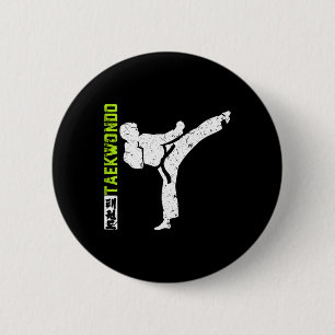 Vintager Taekwondo Button
