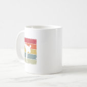 Vintager Taekwondo Karate Kaffeetasse (Vorderseite Links)