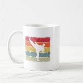 Vintager Taekwondo Karate Kaffeetasse (Links)