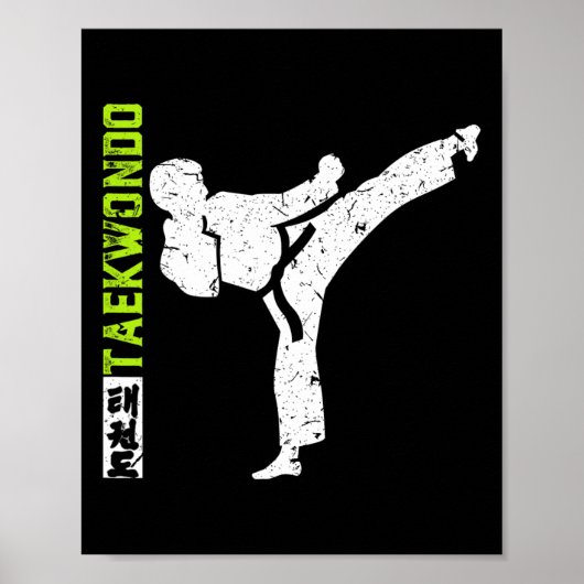 Vintager Taekwondo Poster (Vorne)