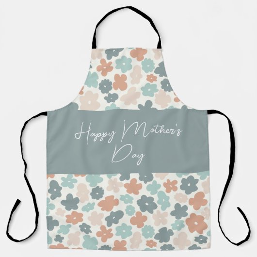 Vintager Tag der Blume Schürze (Vorderseite)