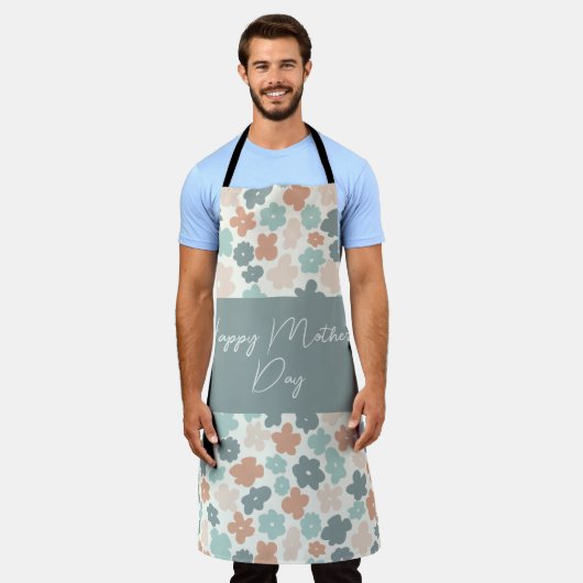 Vintager Tag der Blume Schürze (Getragen)