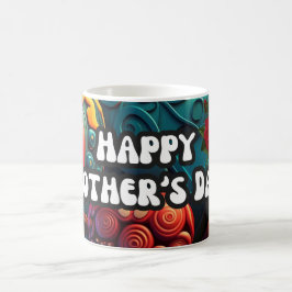 Vintager Tag der eleganten Mütter Kaffeetasse