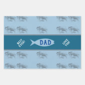 Vintager Tag der Fischerboote Geschenkpapier Set (Vorderseite)