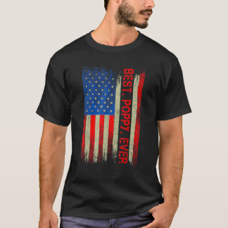 Vintager Tag des besten Mohns je amerikanischer Fl T-Shirt