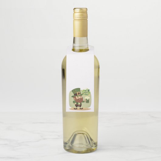 Vintager Tag des heiligen Patrick Flaschenanhänger (Auf Flasche)