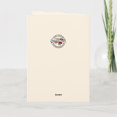 Vintager Tag des religiösen Vaters Karte (Rückseite)