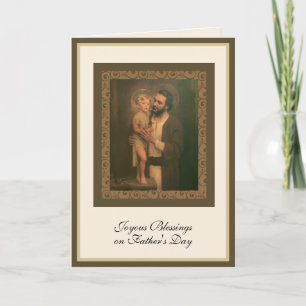 Vintager Tag des religiösen Vaters Karte