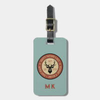 Vintager Tag des Vaters der Jagd auf Hirsche-Logo