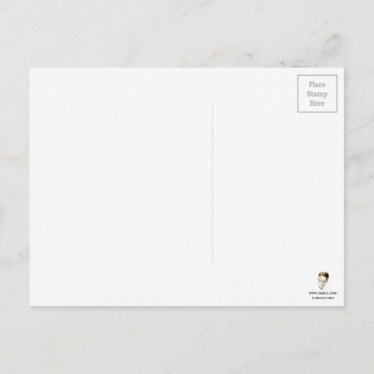 Vintager Tag Postkarte (Rückseite)