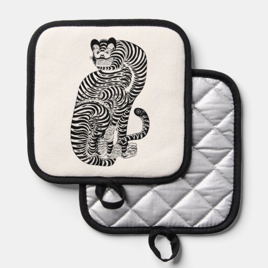 Vintager Talismantiger Kleiner Topflappen (Vorderseite/Rückseite)