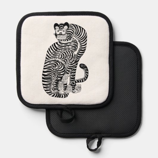 Vintager Talismantiger Kleiner Topflappen (Vorderseite/Rückseite)