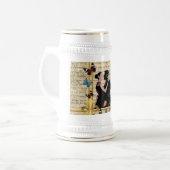 Vintager Tango Bierglas (Vorderseite Links)