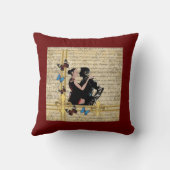 Vintager Tango Kissen (Rückseite)