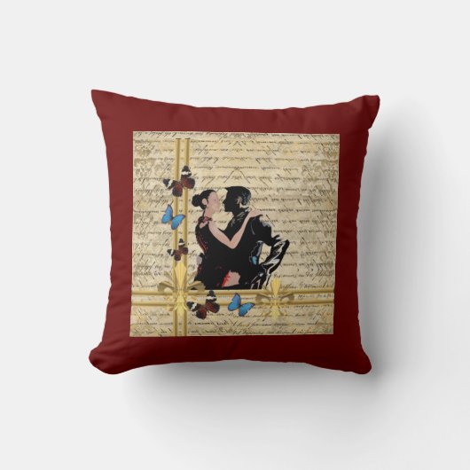 Vintager Tango Kissen (Vorderseite)