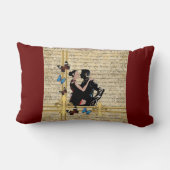 Vintager Tango Lendenkissen (Rückseite)