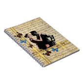 Vintager Tango Notizblock (Rechte Seite)